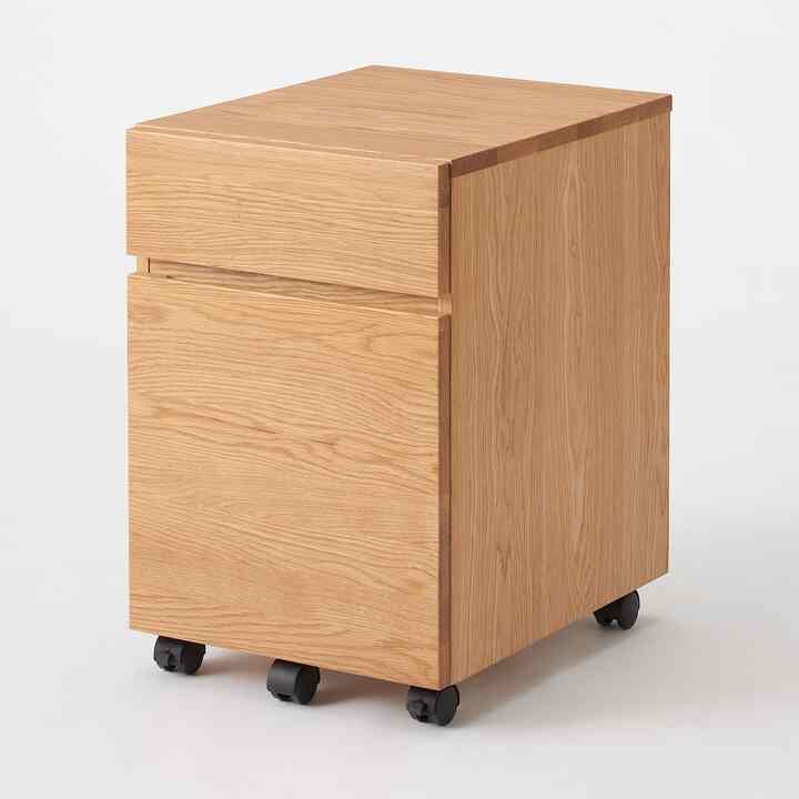 木製デスクキャビネット