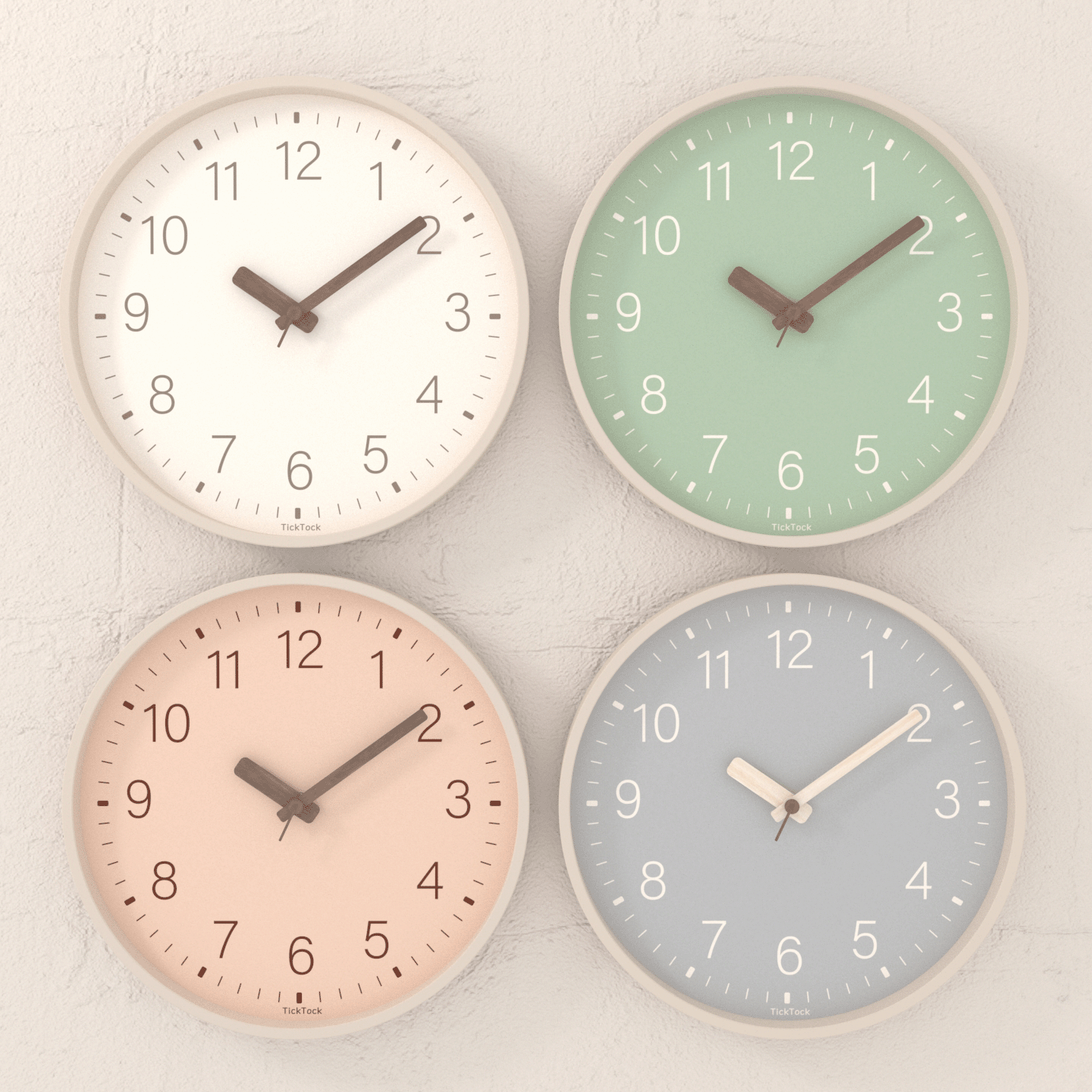 Nordic-Style Silent Wall Clock