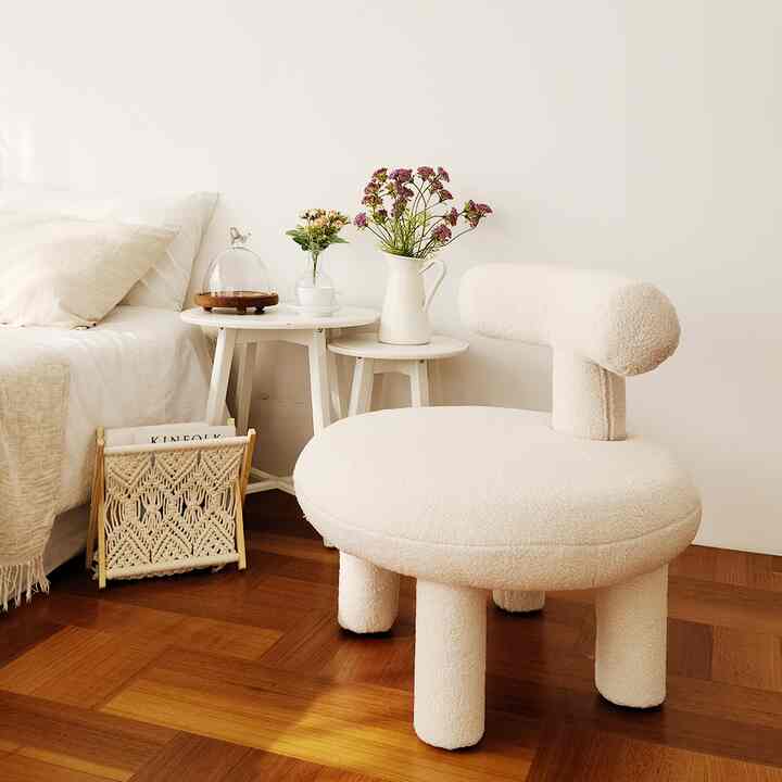 Wool Fabric Accent chair