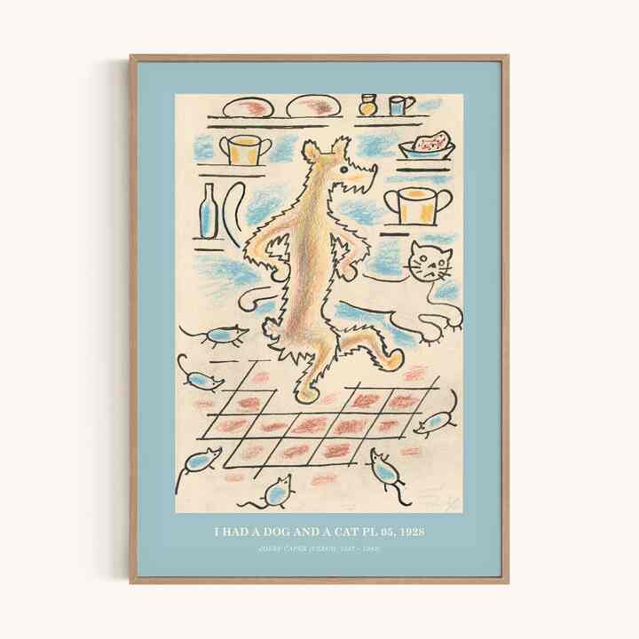 【JOSEF CAPEK】 I HAD A DOG AND A CAT 05 ポスター