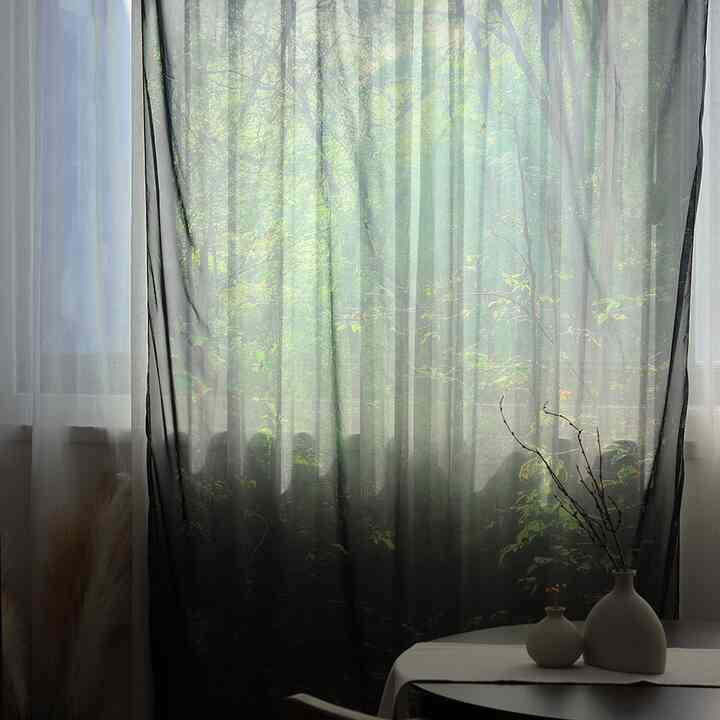 Dreamlike シフォンカーテン 140*225cm