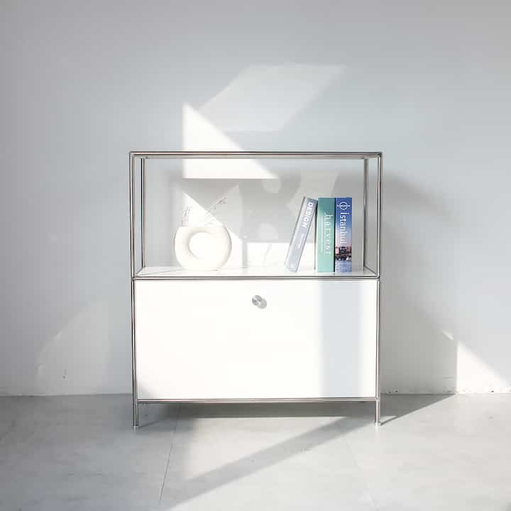 70cm DOOR 1X2 RICO モジュール キャビネット : A［9色］