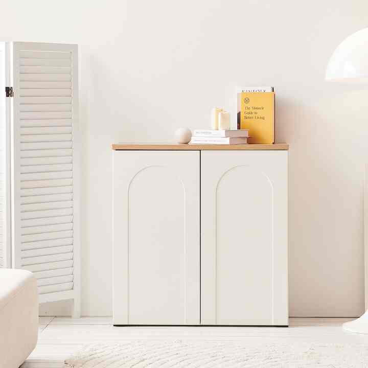 Tall Cabinet with 2 Arch Doors