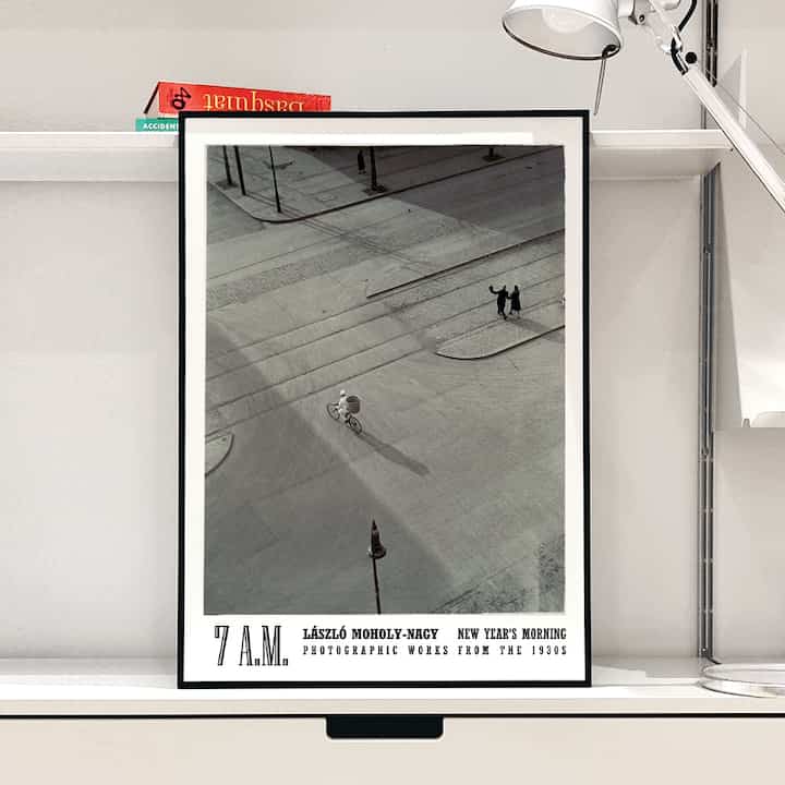 MOHOLY-NAGY 7 A.M. ポスター