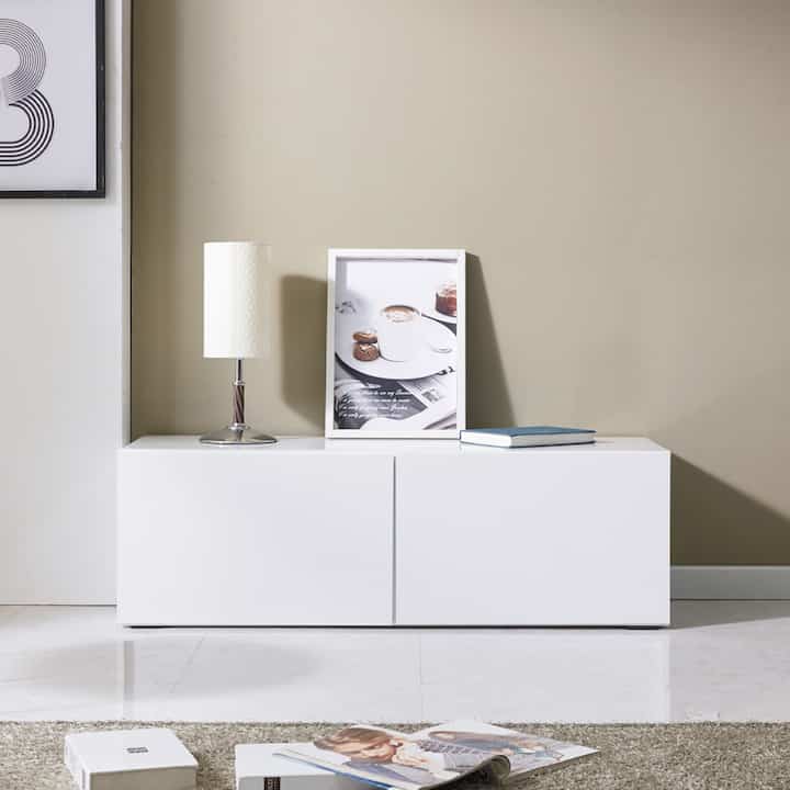 Harry ミニ スリム ローキャビネット 幅120［2色］