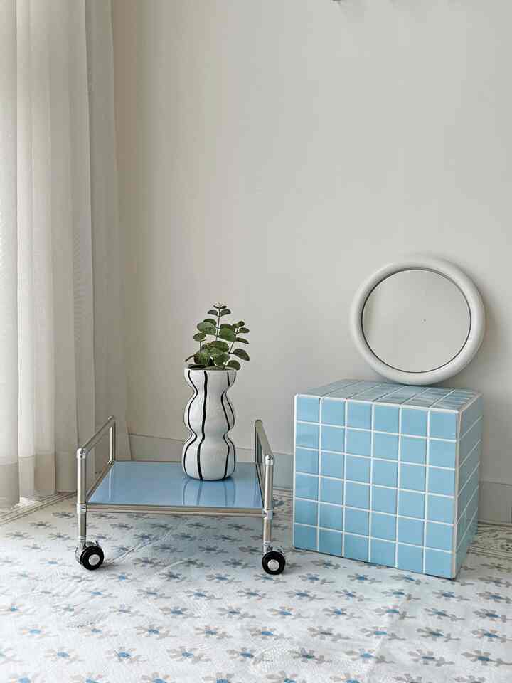 【完成品】キャスター付き フラワースタンド［6色］