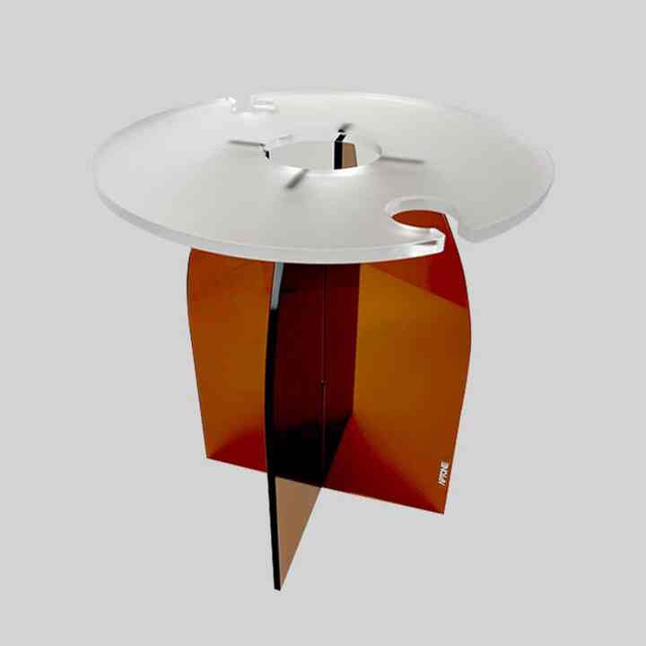 TWO OF US 4 アクリル製ワインテーブル