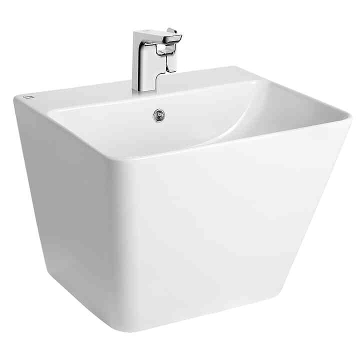 フラット一体型ワンホール洗面台