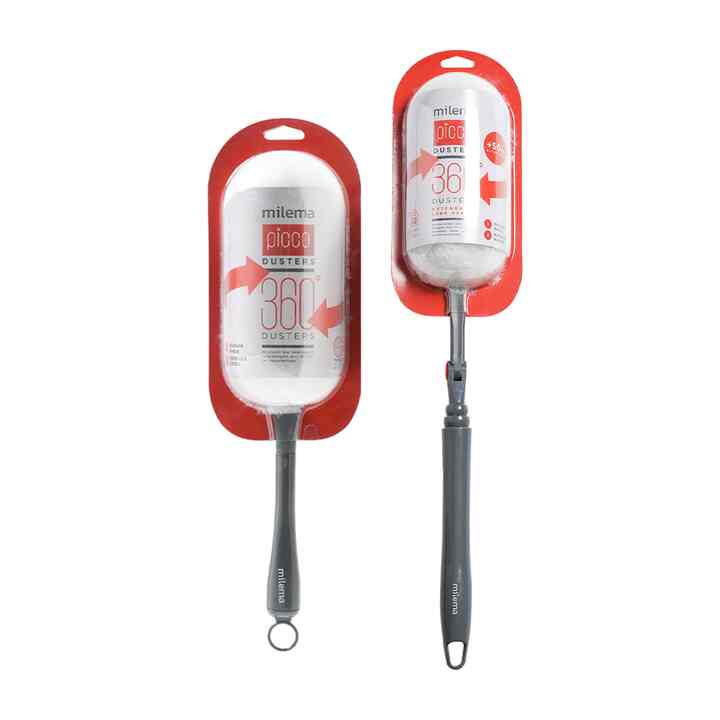 picco ほこり吸着ダスターショート＋ロングハンドルセット