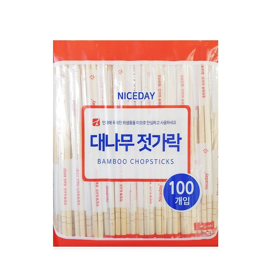 생활을그리다 대나무 젓가락 100개입