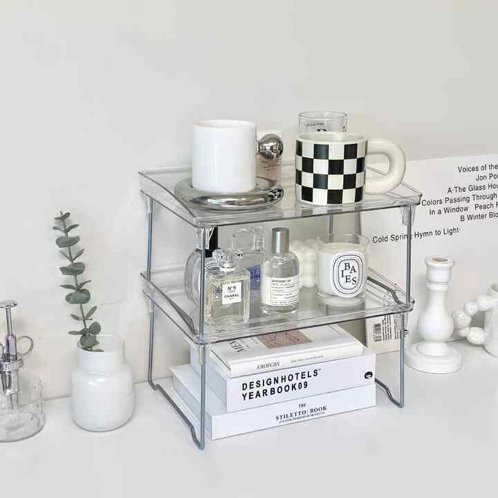 折りたたみ クリア シェルフ ミニ