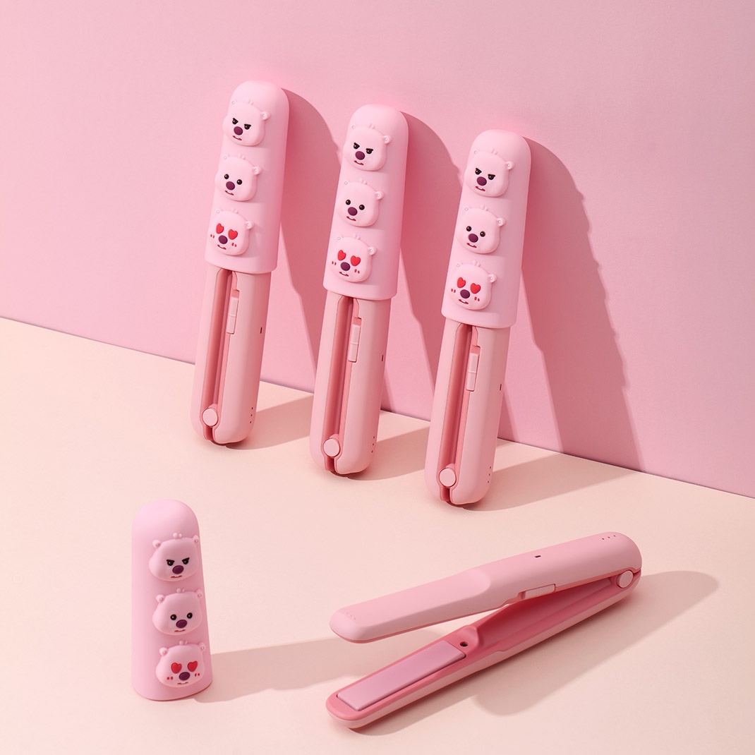 쿨린 잔망루피X쿨린 무선 미니 고데기