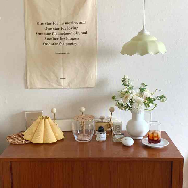 vintage lemon fleur ペンダントライト