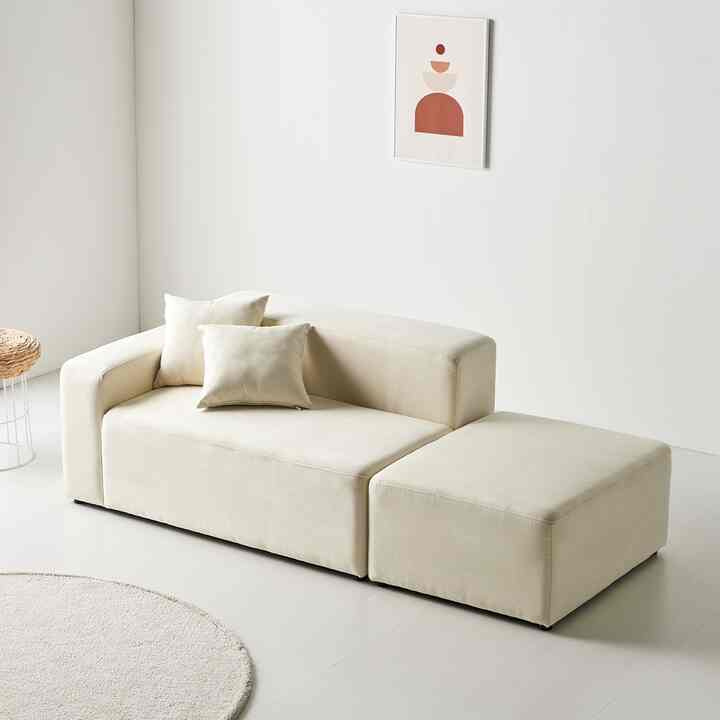 スクエア アクアテックス 2人掛けソファ