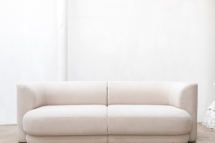 스탠디 플럼 쇼파 3인 이지클린 아쿠아 기능성 패브릭 모듈 소파 인절미 소파