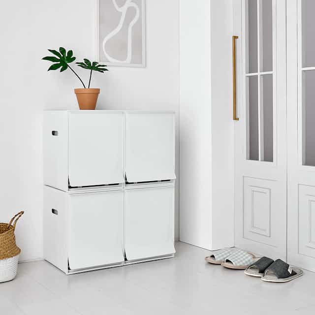 シンプルモノトーン リサイクル分別ボックス