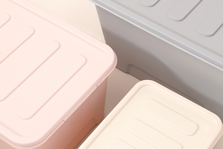 1+1 국내생산 마카롱 리빙박스 수납함 5size 3colors