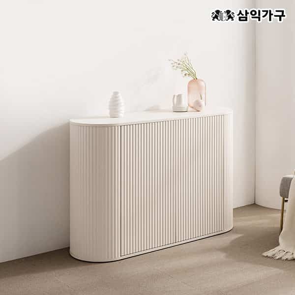 Onde ラウンド テンバボード 収納キャビネット 120cm