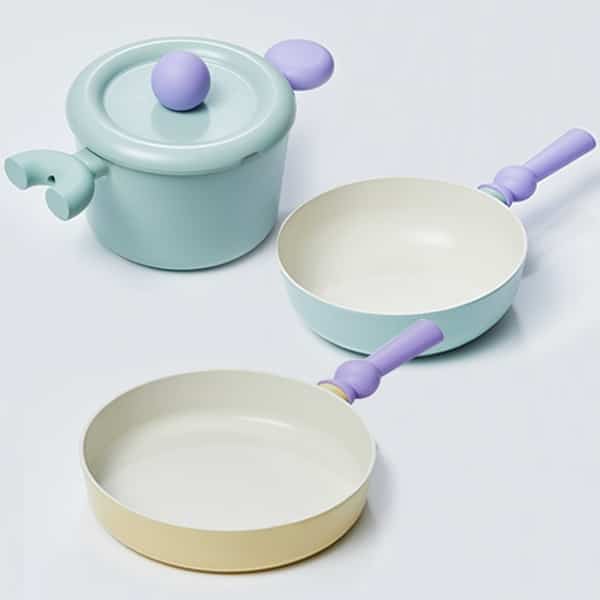 IH 鍋2P + グリルパン1P セット