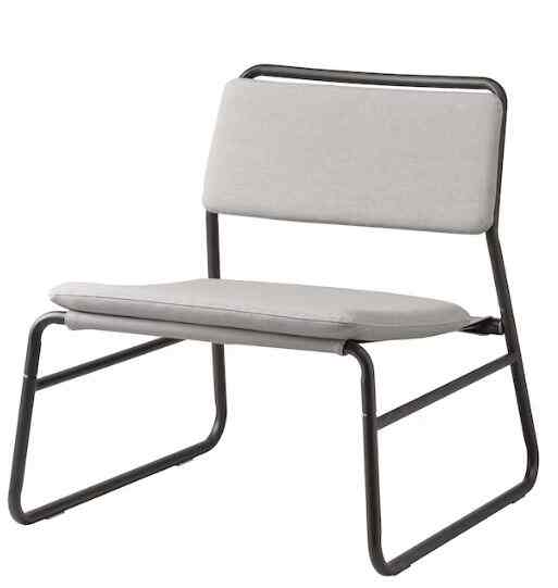 LINNEBÄCK Kursi malas, vissle abu-abu tua