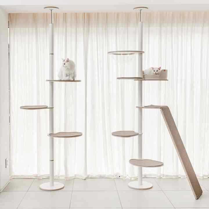 ベーシック 天然木×アルミ キャットポール
