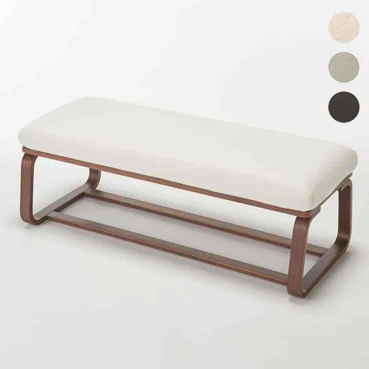 リビングでもダイニングでもつかえるベンチ・１・ウォールナット材