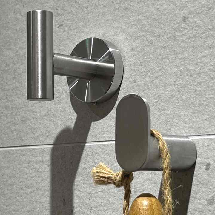 穴あけ不要 バスルーム 吊り下げフック