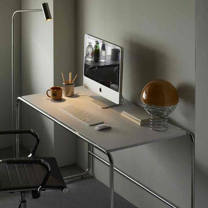 MID-CENTURY YLS スチール デスク［2色・2サイズ］