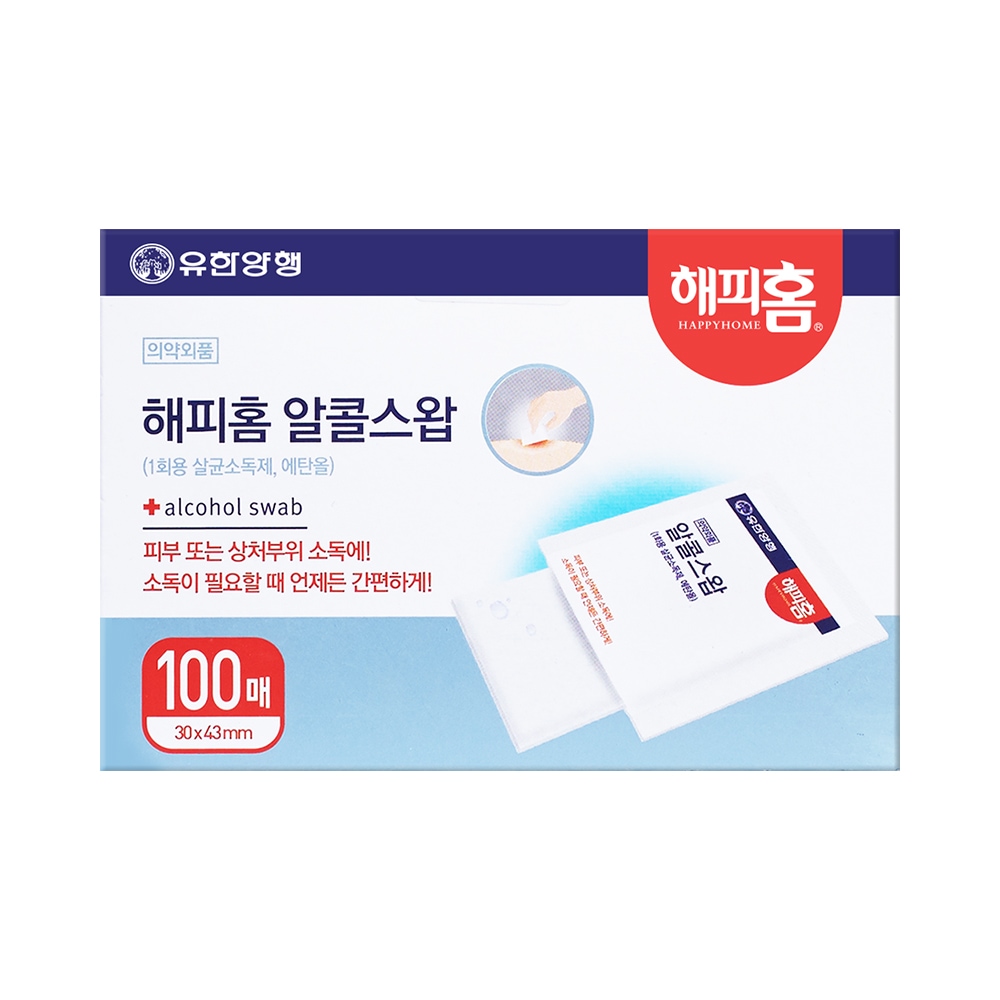 알콜스왑 100매 x 1개 가격 추이 해피홈 알콜스왑 100매 x 1개 - 최저가 7,500원