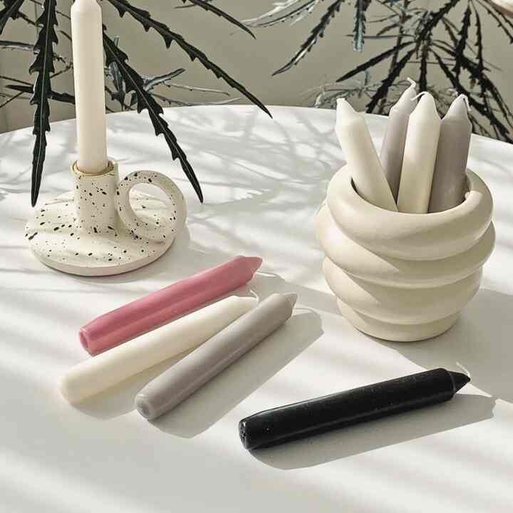 Spaas ミニ テーパーキャンドル 15cm［4色］