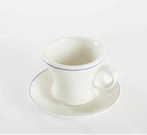 Le petit déjeuner blue line cup and saucer set