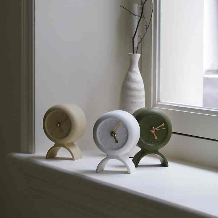 まんまるオブジェ置時計［3色］