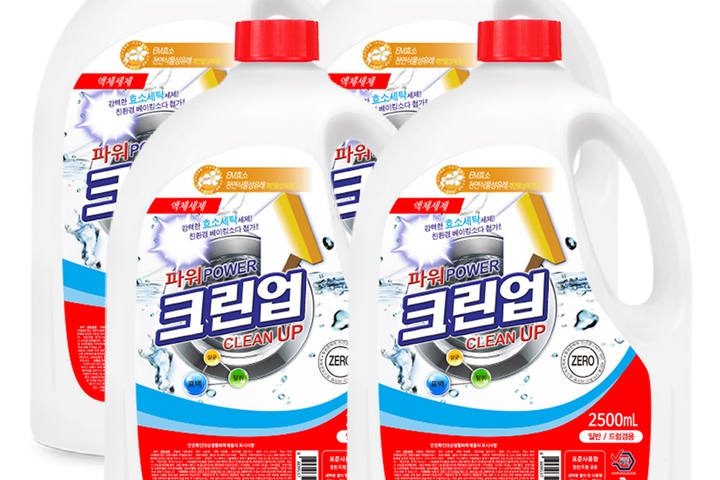 액체세탁세제 > 크린업 일반형 액체세제 2.5L x 4개 | 오늘의집 쇼핑 크린업 일반형 액체세제 2.5L x 4개 
