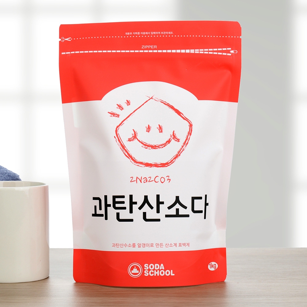 소다스쿨 산소계 표백제 과탄산소다 1kg