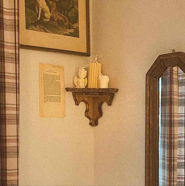 コーナー棚アンティーク