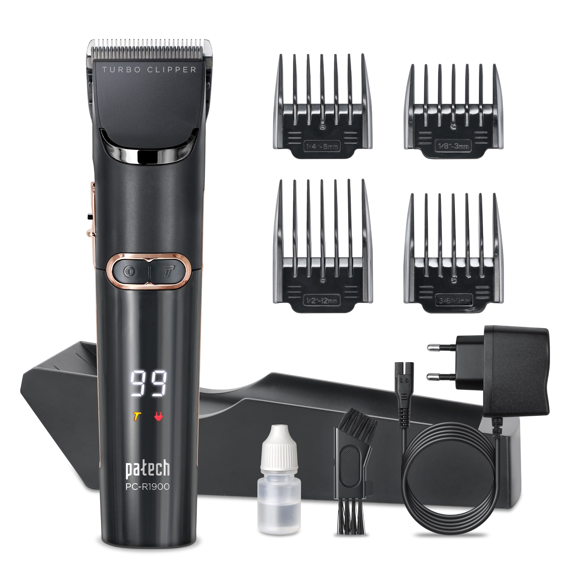 오늘의집 파테크 전문가용 강력한 이발기 바리깡 PC-R1900 블랙