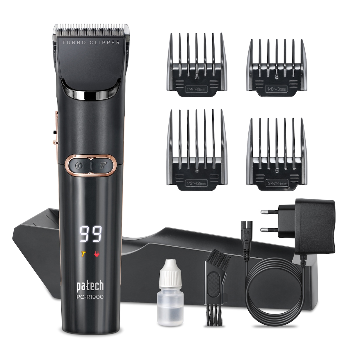 파테크 전문가용 강력한 이발기 바리깡 PC-R1900 블랙