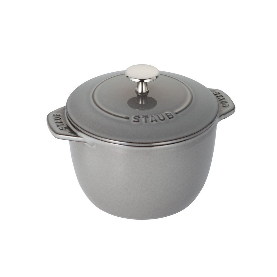 ラ ココット de GOHAN グレー M 16cm