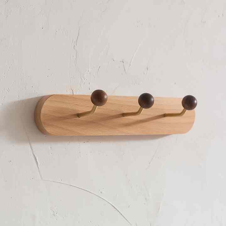 ウッドボール コートラック 3口［2色］