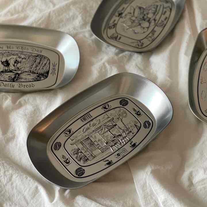 ドローイング 鉄製 トレイ［4種］