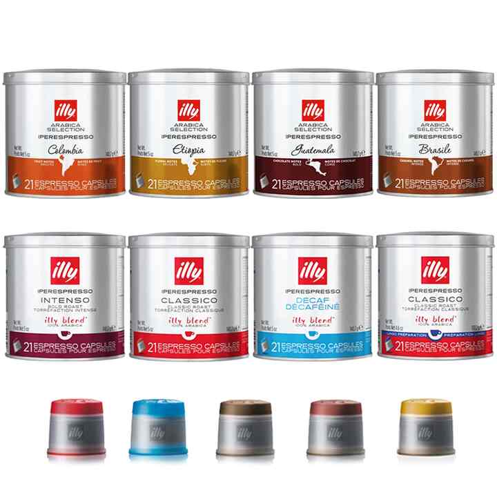 イリー コーヒ エスプレッソ用カプセル 全種類セット