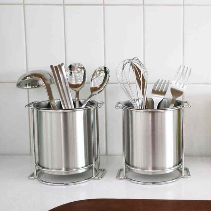 ステンレス 水切り カトラリースタンド