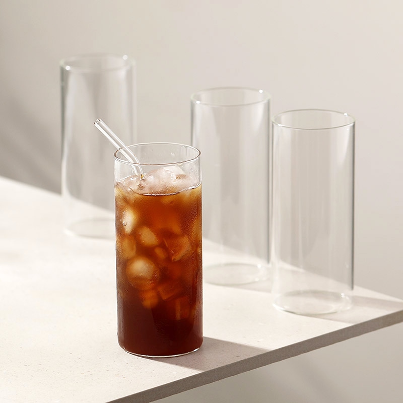 2+2 심플 일자 투명 아이스커피잔 에이드잔 내열유리컵 대(440ml) 가격 비교 이우아여사 2+2 심플 일자 투명 아이스커피잔 에이드잔 내열유리컵 대(440ml)