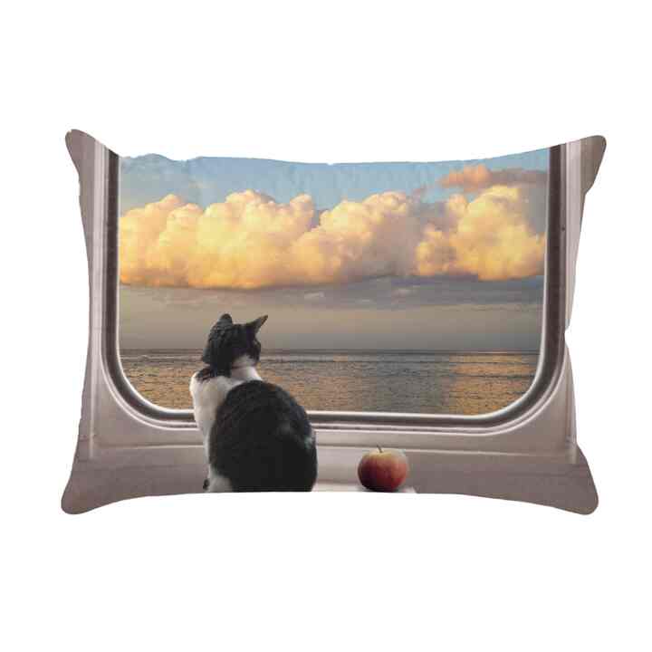 猫フォト枕カバー50x70