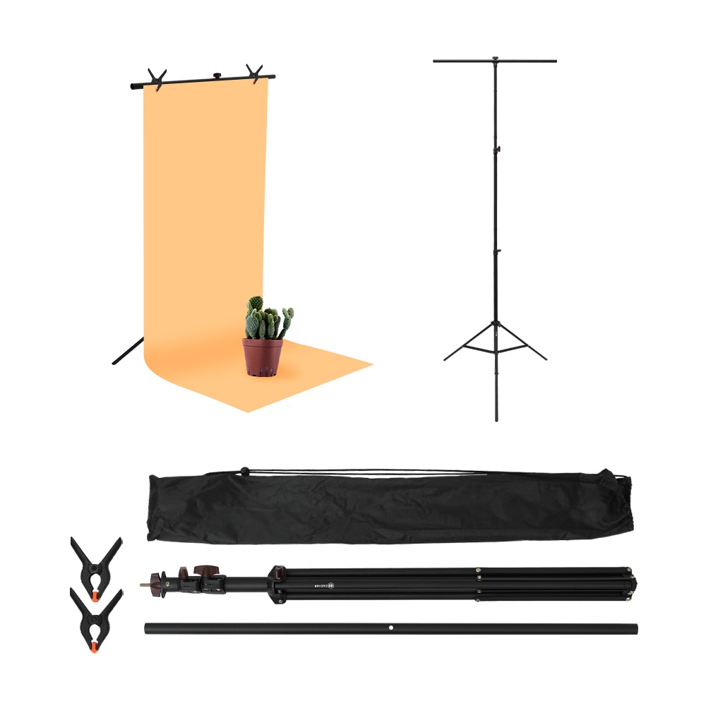 대한 T자 촬영용 배경천 배경지 거치대 스탠드 S 80x230cm