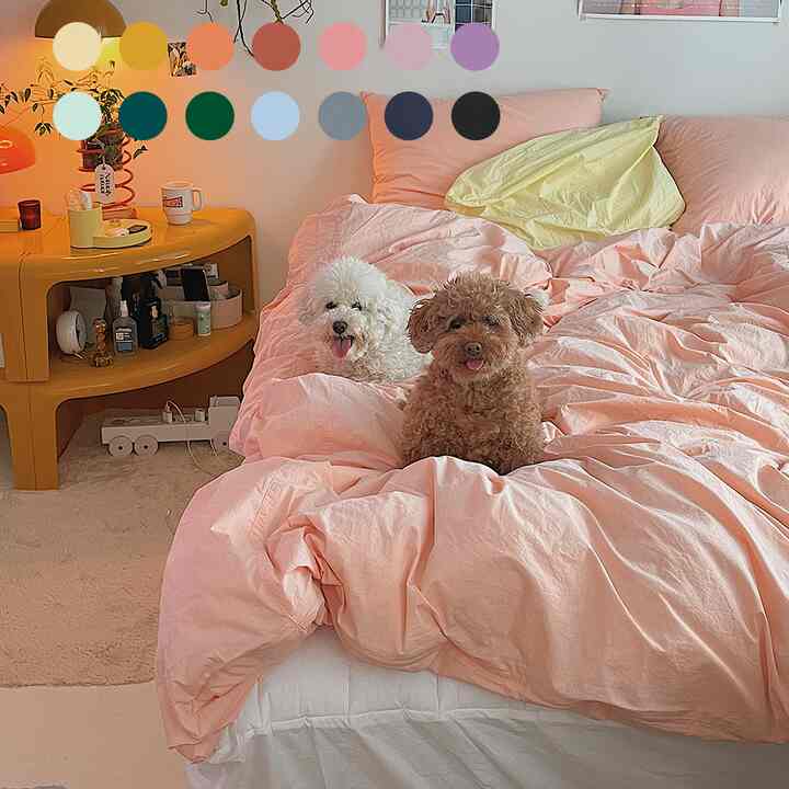 friendly cotton 布団カバーセット［52色・3サイズ］