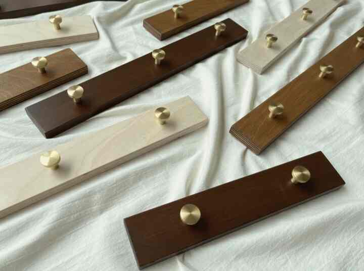 ヴィンテージ ウッド コートラック［3色・3サイズ］