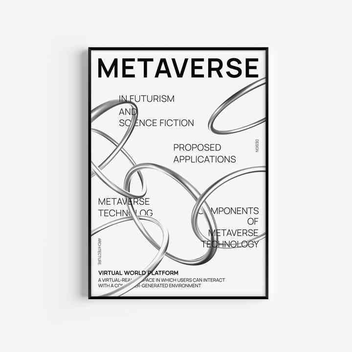 インテリアポスター - METAVERSE