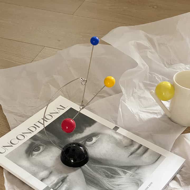 デスク モビール オブジェ［3色］