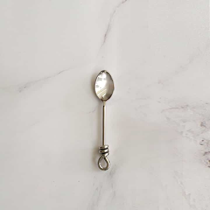 タイ ハンドメイド ツイストカトラリー デザートスプーン